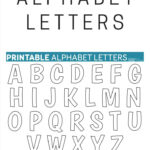 Printable Free Alphabet Templates Intended For Cut Out Free Printable Alphabet Letters