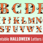 Printable Halloween Letters: Free Alphabet Font & Letter Templates Inside Halloween Alphabet Letters Printable