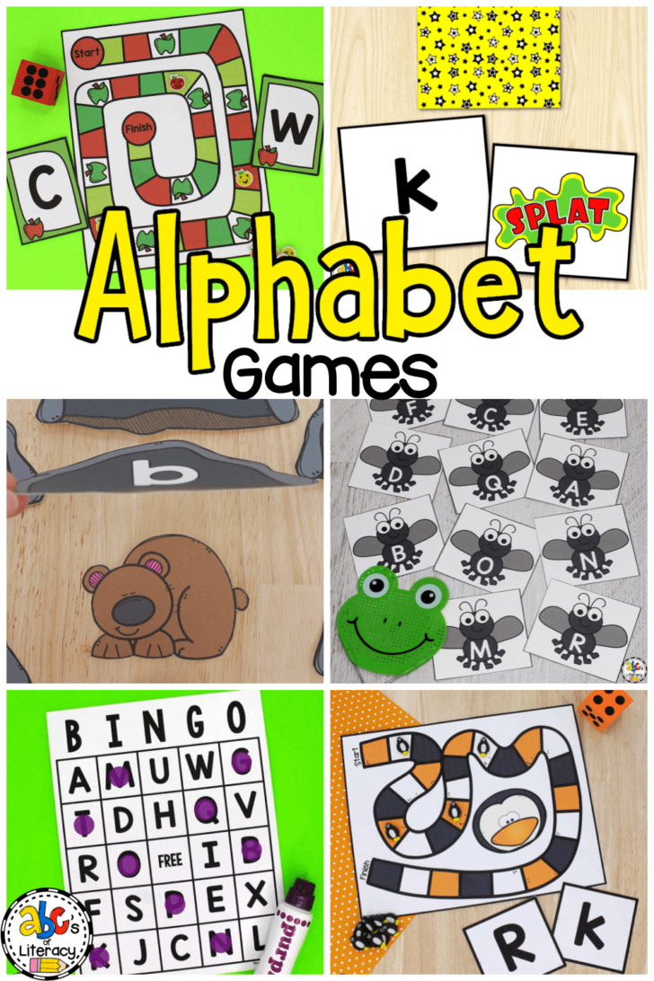 Alphabet Games For Kindergarten Printable
