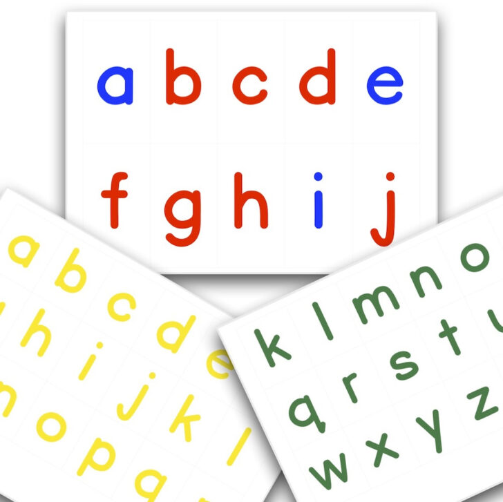 Free Printable Montessori Moveable Alphabet