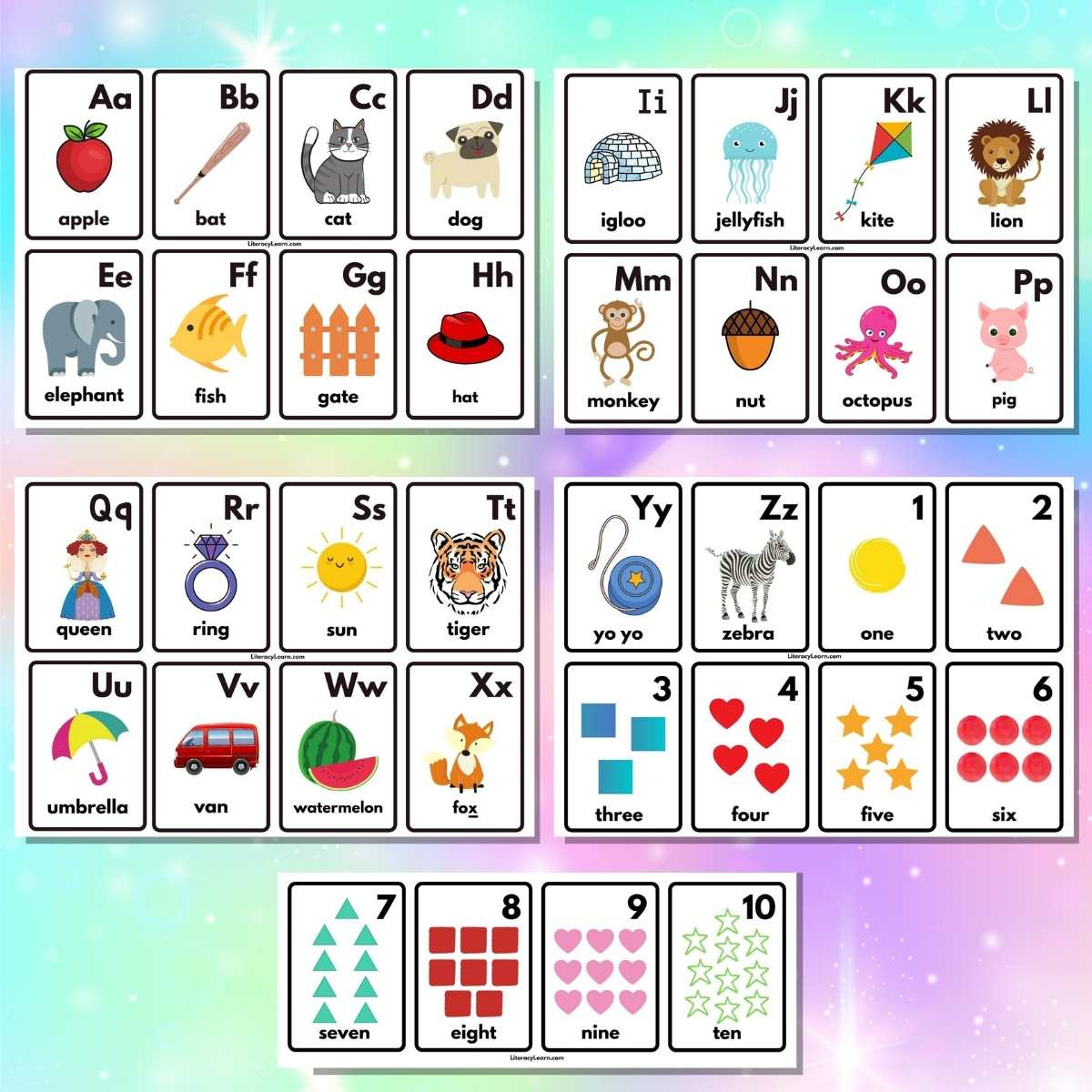 Printable Phonetic Alphabet Flashcards - Literacy Learn regarding Printable Phonics Flashcards A to Z Alphabet Flash Cards