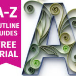 Quilling Uppercase Letters – Pattern Guides To Outline A Z Regarding Alphabet Free Printable Quilling Patterns