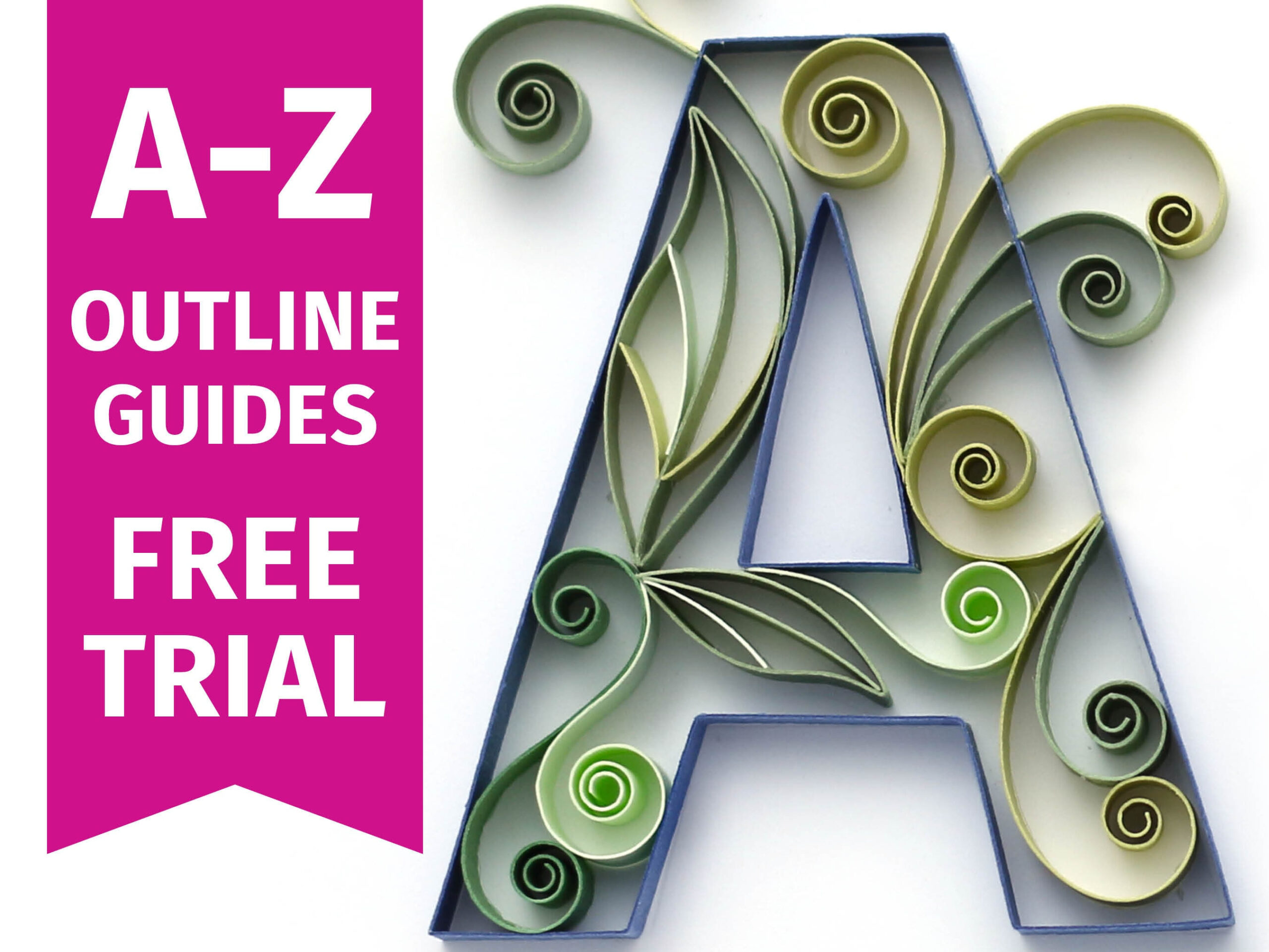 Quilling Uppercase Letters – Pattern Guides To Outline A-Z regarding Alphabet Free Printable Quilling Patterns