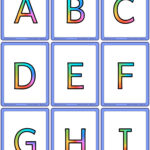 Rainbow Alphabet – Esl Flashcards In Printable Rainbow Alphabet Letters