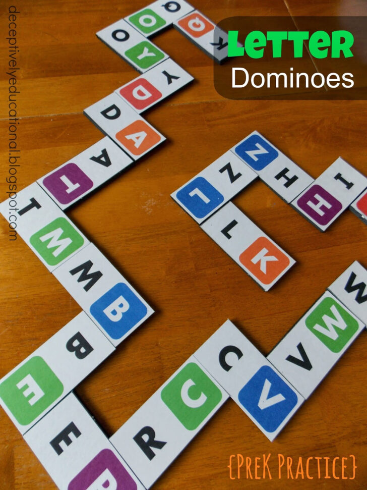 Alphabet Dominoes Free Printable