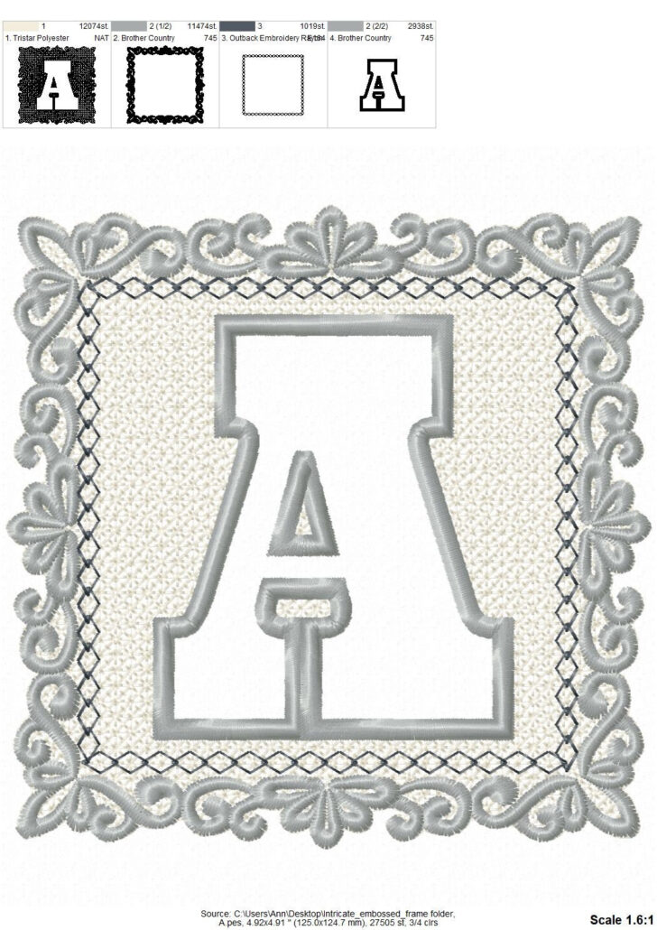 Stensil For Embroidery For Towels Printable with Alphabet