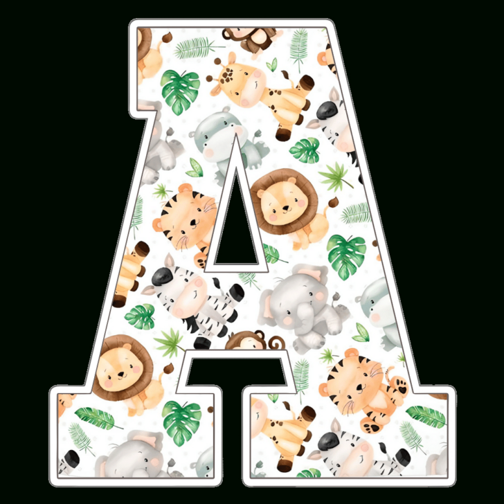 Alphabet Safari Letters Printable
