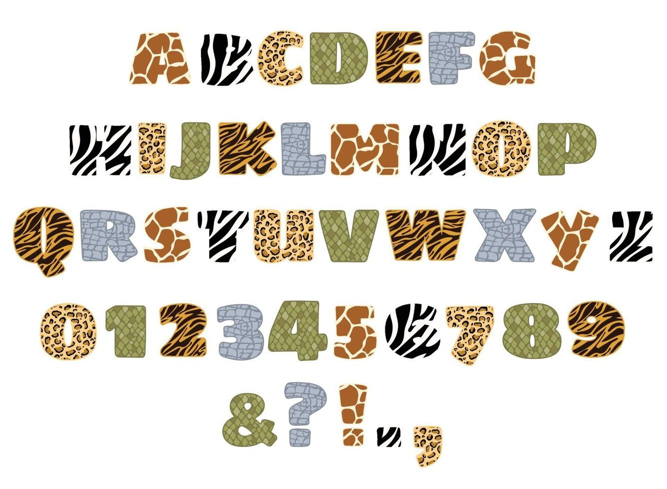 Safari Letters Vector Art, Icons, And Graphics For Free Download for Free Printable Safari Alphabet Letters