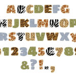 Safari Letters Vector Art, Icons, And Graphics For Free Download Throughout Alphabet Safari Letters Printable