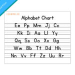 Scrambled Alphabet Chart / Printable Abc Chart / Alphabet Chart With Printable Mixed Up Alphabet Chart