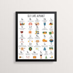 Self Care Coping Skills Alphabet Printable Poster Abc Self Care Pertaining To Coping Skills Alphabet Printable