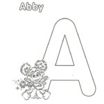 Sesame Street Regarding Sesame Street Alphabet Coloring Pages Printable