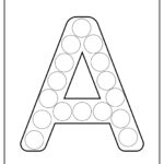 Set Of Letter A "10 Free Dot Markers Coloring Pages" Pertaining To Free Dot Marker Alphabet Printable