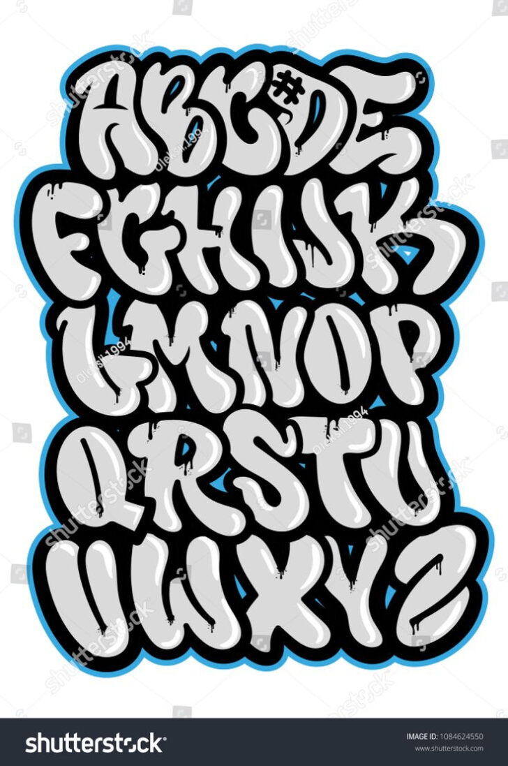 Free Printable Graffiti Alphabet Letters