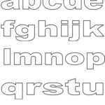 Small Letters Coloring Printable Page For Kids Within Small Printable Alphabet Letters