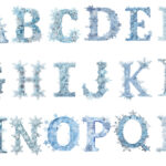 Snowflake Alphabet, Letters Png, Alphabet Png, Instant Download For Printable Snowflake Alphabet Letters