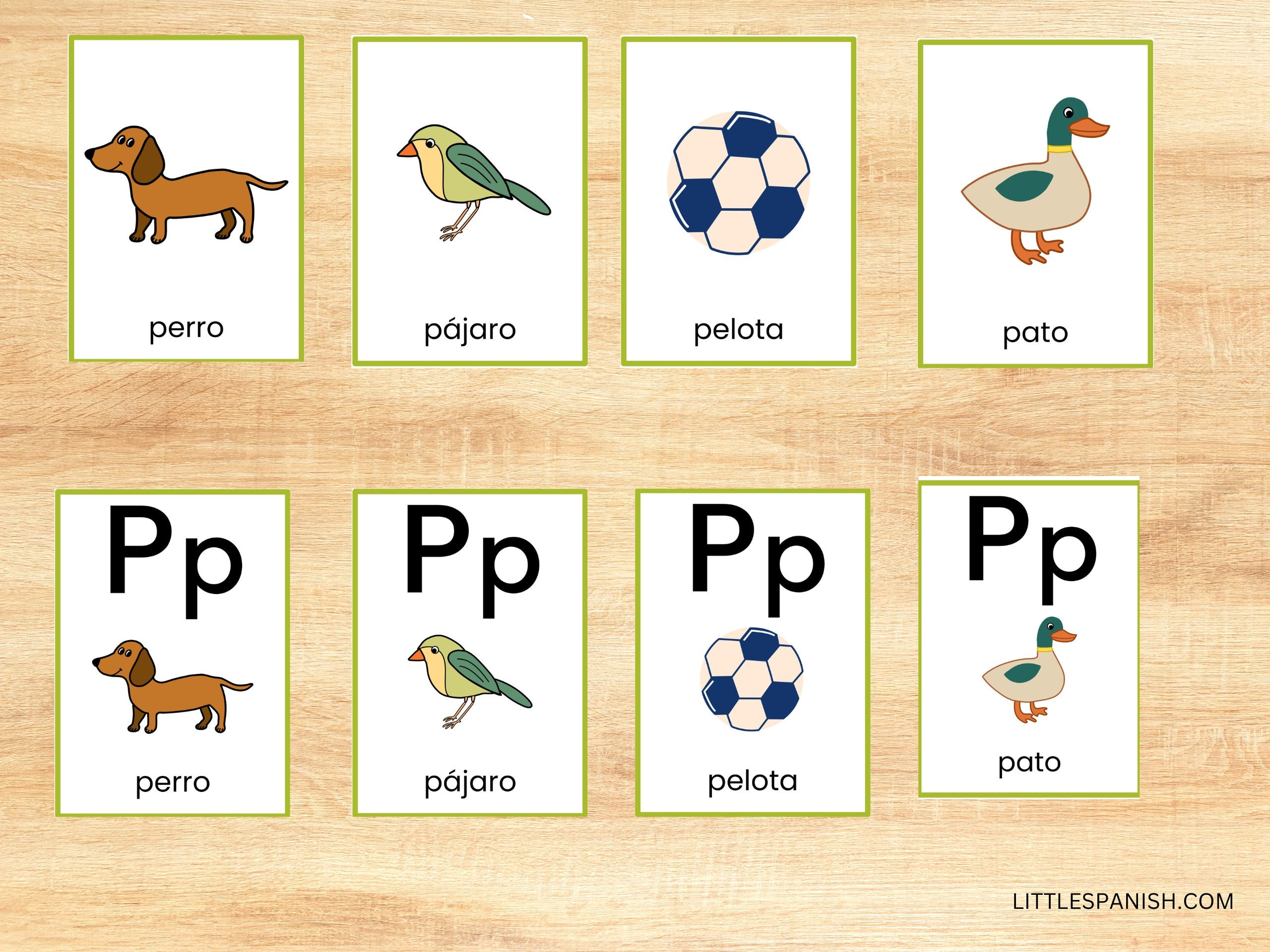 Spanish Printable Alphabet Flashcards Fun Pack - Little Spanish in Spanish Alphabet Flashcards Printable