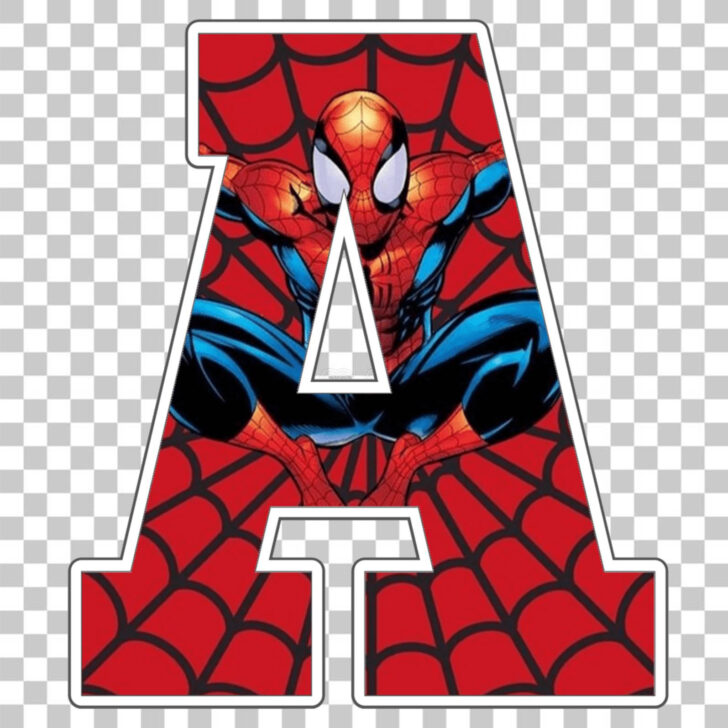 Free Printable Spiderman Alphabet Letters