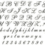 Stencils Crafts Templates Scrapbooking Card Making Lettering Intended For Printable Cursive Alphabet Stencils