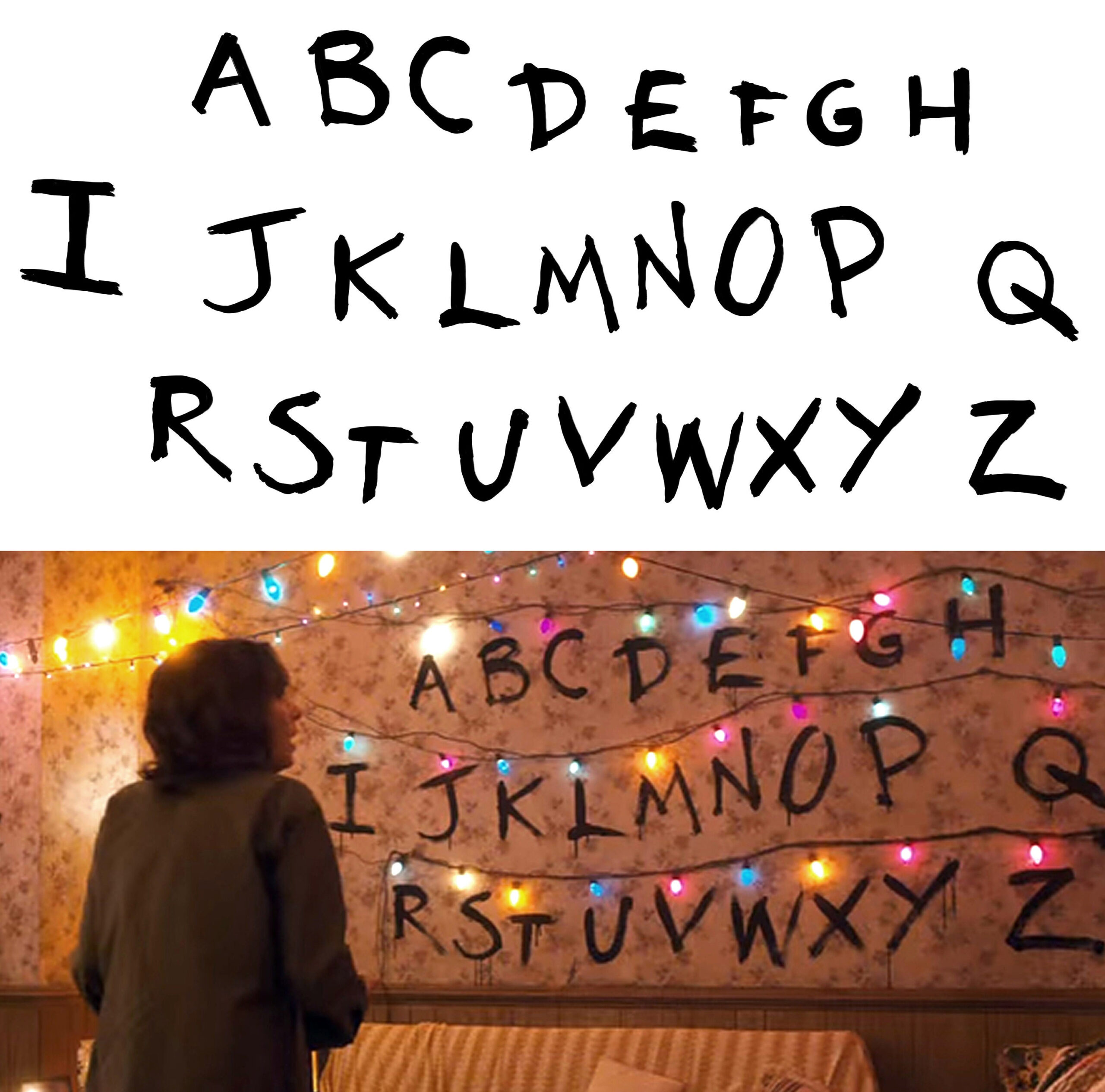 Stranger Things Download Printable Alphabet Wall Letters (As Seen inside Printable Stranger Things Alphabet