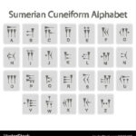 Sumerian Cuneiform Alphabet Vector Images (47) Within Free Printable Cuneiform Alphabet