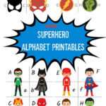 Superhero Alphabet Printables (Free) Regarding Superhero Alphabet Printable Free