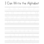 Teach Your Kids To Write The Alphabet   Lewis Creative For Alphabet Writing Worksheets Printable