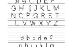 Teach Your Kids To Write The Alphabet – Lewis Creative with Free Printable Alphabet Writing Worksheets For Kindergarten