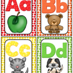 Teaching Superkids Throughout Printable Alphabet Letters With Pictures For Word Wall