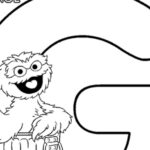The Letter G Coloring Page | Kids Coloring… | Pbs Kids For Parents Throughout Sesame Street Alphabet Coloring Pages Printable