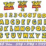 Toy Story Alphabet Svg, Toy Story Fonts Svg, Toy Story Svg, Font Svg,  Disney Svg, Alphabet Svg, Toy Story Birthday Png, Printable With Regard To Printable Toy Story Alphabet Letters