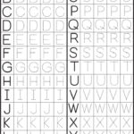 Traceable Alphabet Worksheets   10 Free Pdf Printables | Printablee In Alphabet Handwriting Sheets Printable