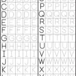 Traceable Alphabet Worksheets   10 Free Pdf Printables | Printablee In Writing Alphabet Letters Printable