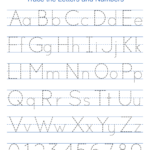 Tracing Alphabet Letters (Printable Handwriting Worksheets) – Free For Alphabet Tracing Sheet Free Printable