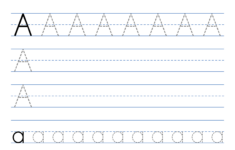 Tracing Alphabet Letters (Printable Handwriting Worksheets) – Free intended for Learning Alphabet Writing Printable