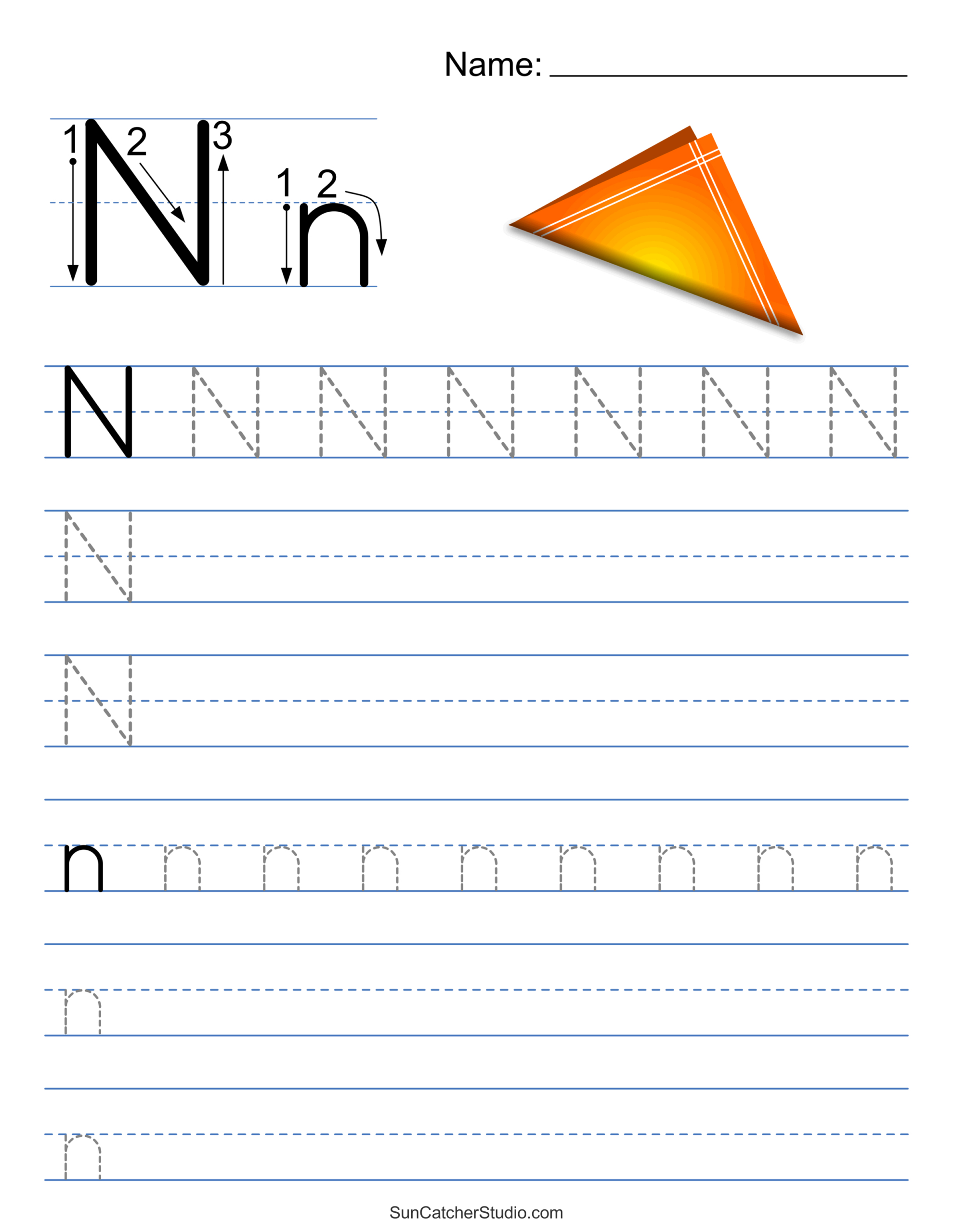 Tracing Alphabet Letters (Printable Handwriting Worksheets) – Free throughout Free Printable Tracing Alphabet Letters A To Z