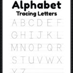 Tracing Alphabet, Worksheet   Free Printable Pdf For Kids In Alphabet Tracing Sheet Free Printable