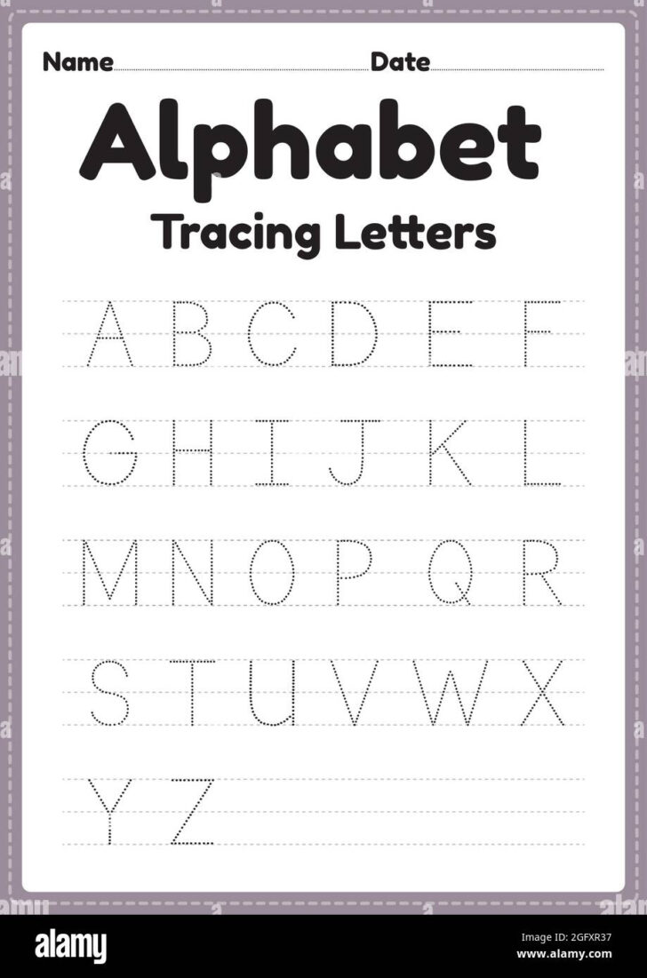 Alphabet Letters Printable For Kindergarten