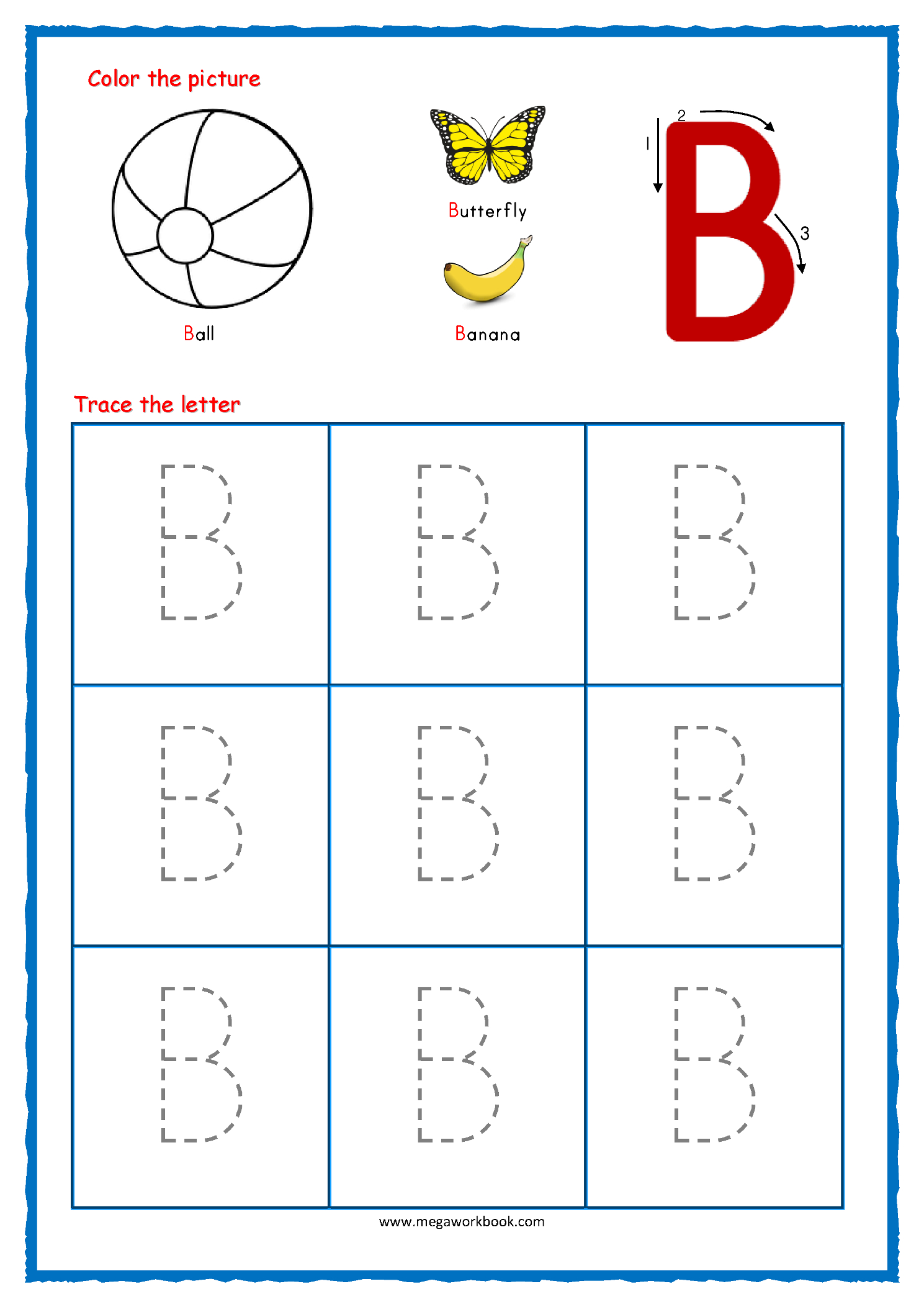 Tracing Letters - Letter Tracing Worksheets - Alphabet Tracing for Alphabet Tracing Letters Printable