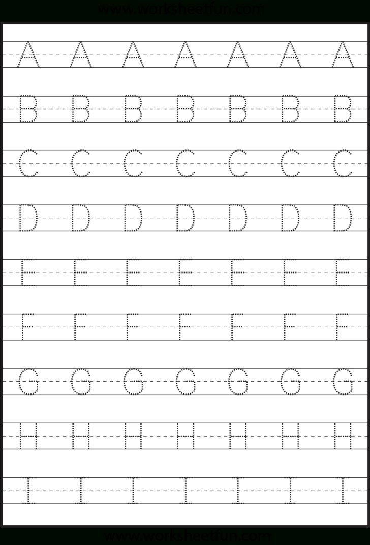 Free Upper Case Alphabet Printable
