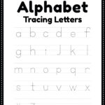 Tracing Worksheet Of Alphabet Letters   Free Printable Pdf In Printable Alphabet Traceable Worksheets