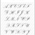 Traditional Calligraphy Alphabet In Capital Letters With Regard To Copperplate Calligraphy Alphabet Printable