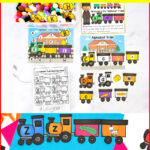 Train Theme Alphabet Matching Activity   Fun With Mama Intended For Alphabet Train Printable Free