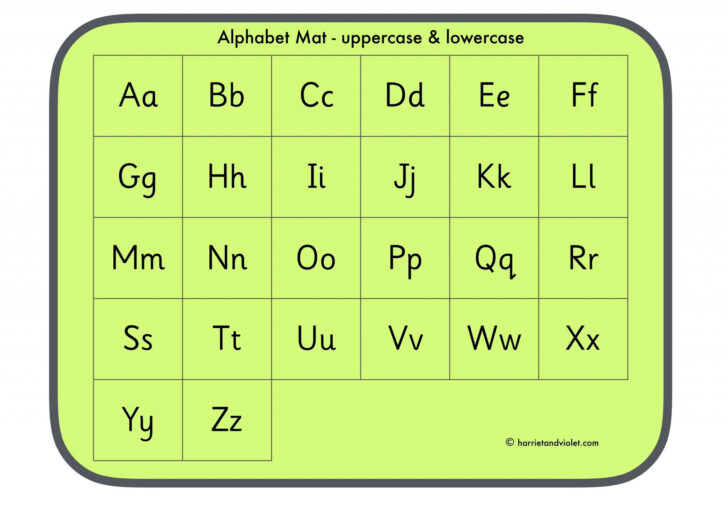 Alphabet Lower and Upper Case Printable