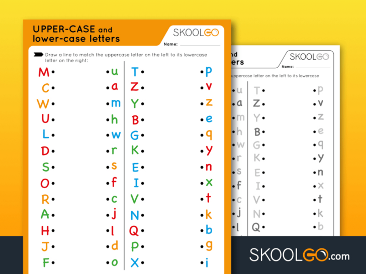 Alphabet Upper Case and Lower Case Printable