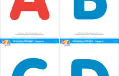 Uppercase Alphabet Flashcards – Super Simple throughout Alphabet Letter Cards Free Printable