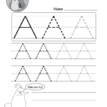 Uppercase Letter Tracing Worksheets (Free Printables)   Doozy Moo With Free Printable Alphabet Letters Upper Case