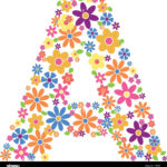 Vector Spring Alphabet Flowers Letters Hi Res Stock Photography Inside Printable Spring Alphabet Letters