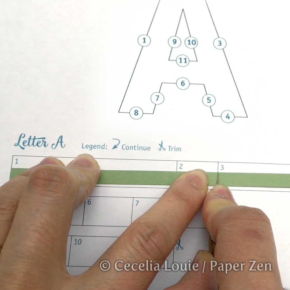 Welcome To Paper Zen ~ Cecelia Louie: Quilling Letters E-Book, 26 throughout Alphabet Free Printable Quilling Patterns