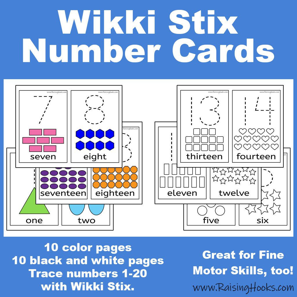 Wikki Stix Alphabet Cards - Raising Hooks in Wikki Stix Alphabet Cards Printable